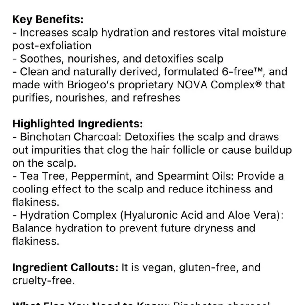 ‎NEW BRIOGEO SCALP REVIVAL CONDITIONER/Mask D7